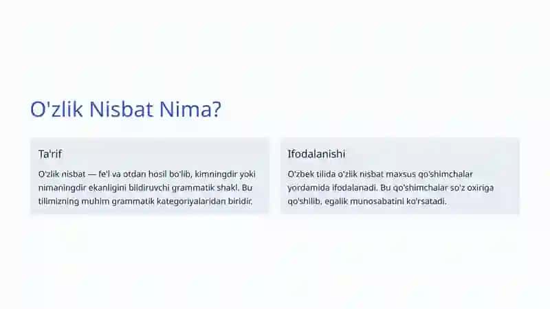 O'zbek Tili Grammatikasi 2