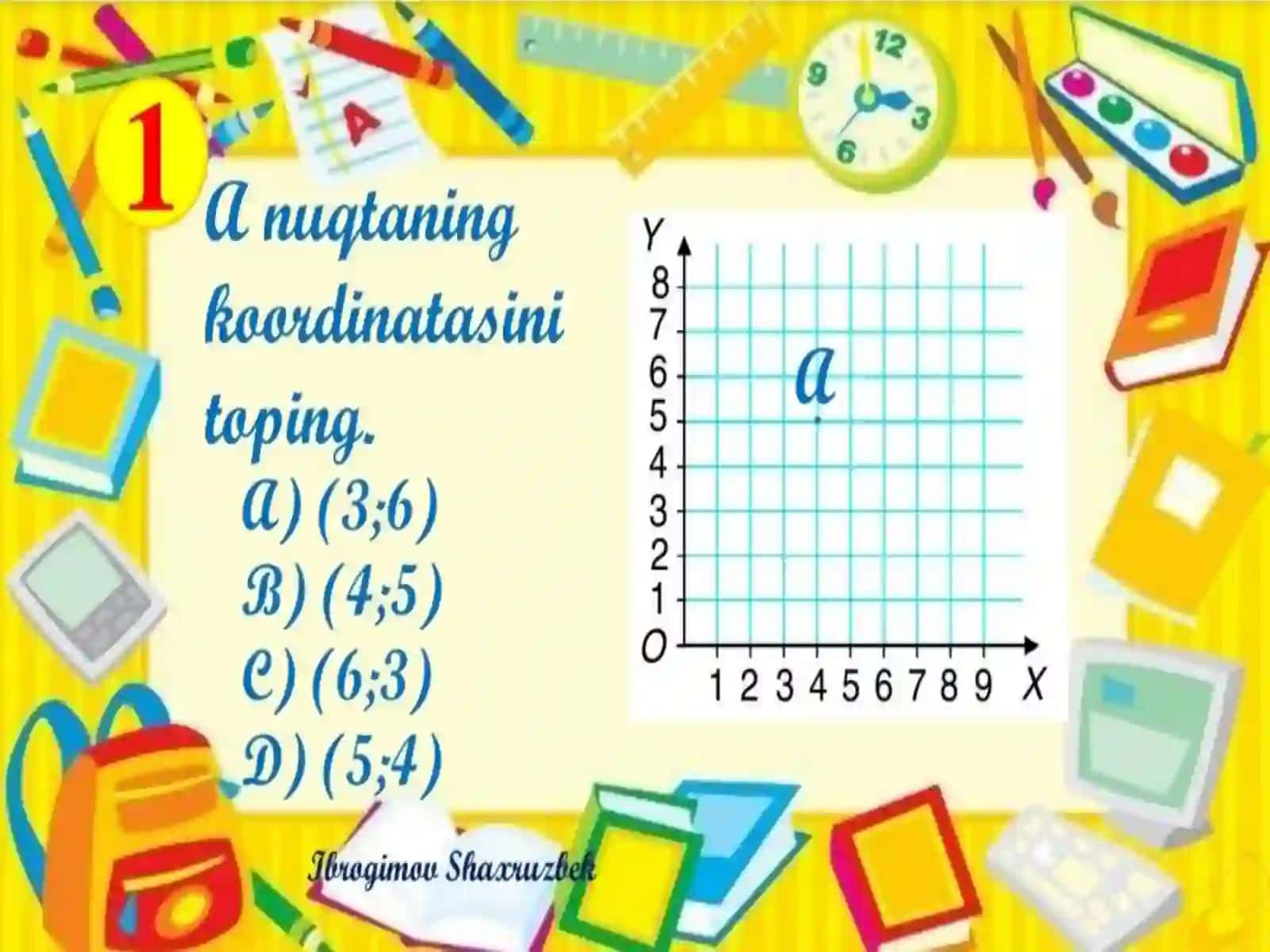 4-sinf Matematika - Kub mavzuda taqdimot 2