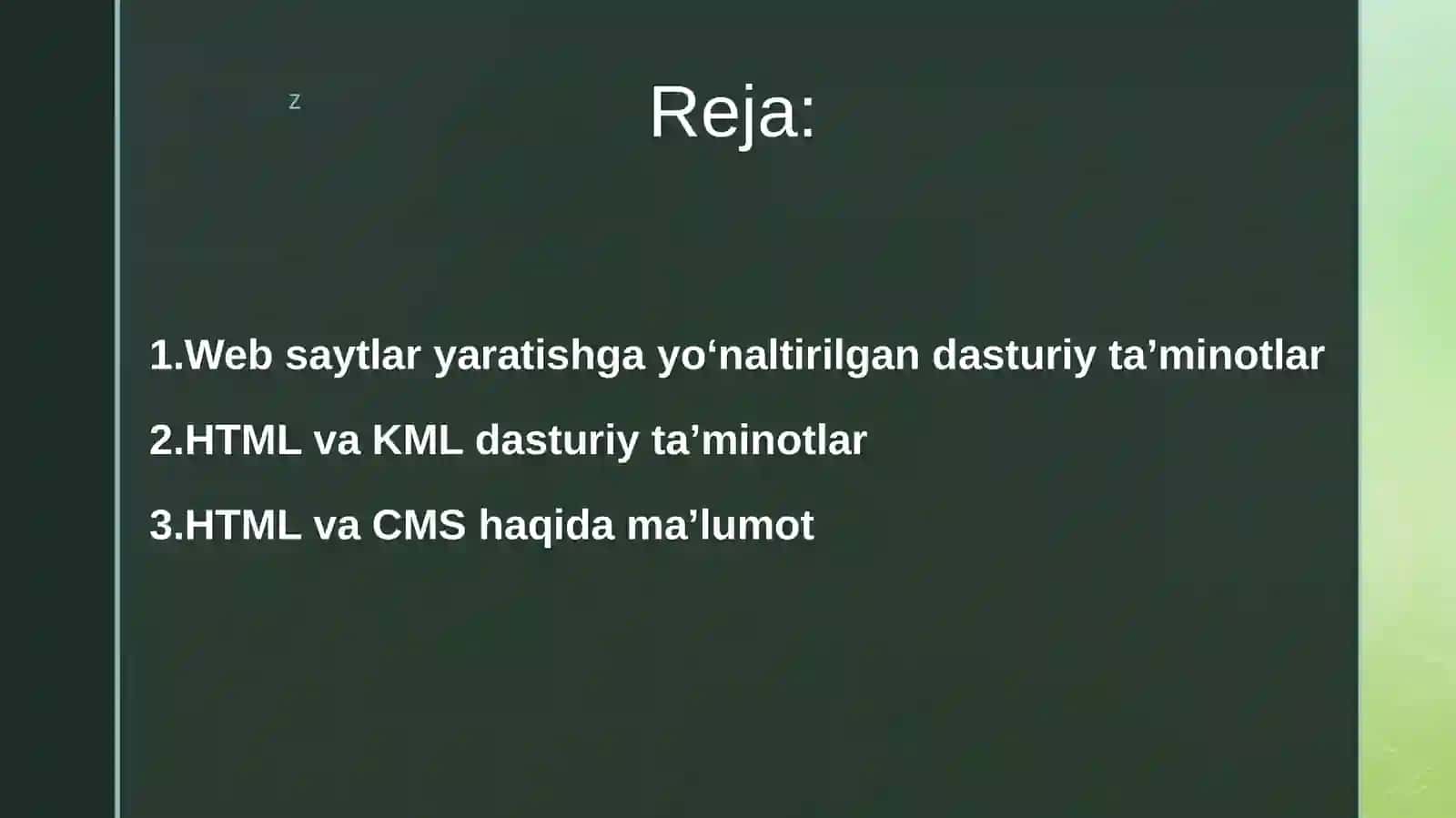 Tibbiyotda axborot texnologiyalari fanidan tayyorlangan TAQDIMOTI 2