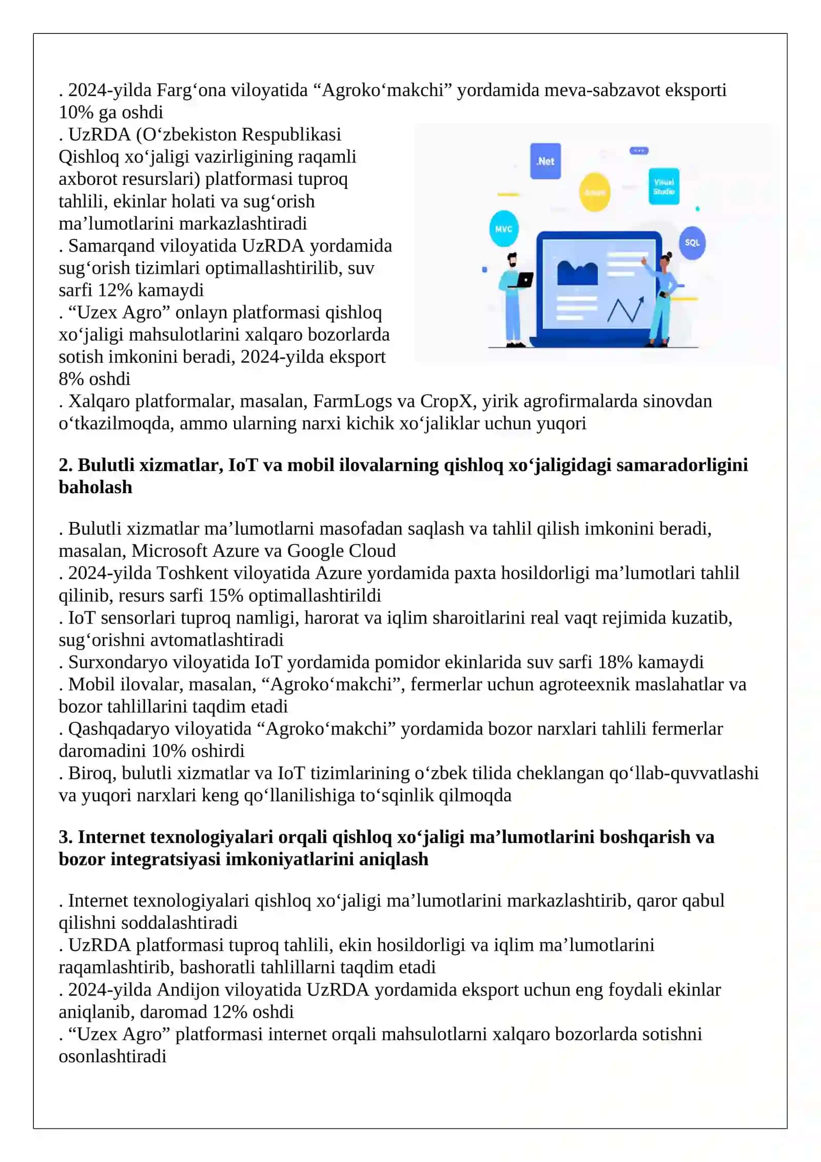 Internet texnologiyalari va onlayn xizmatlar 2
