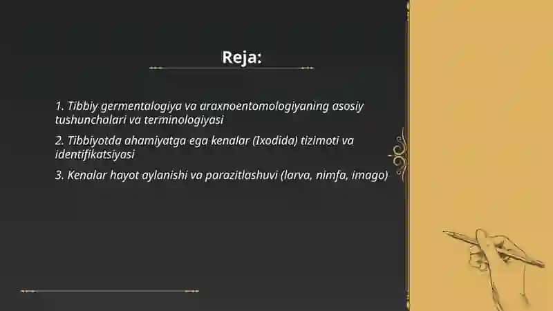 Tibbiy germentalogiya va araxnoentomologiya 2