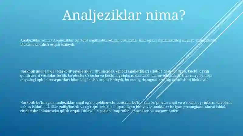 Narkotik Va Nonarkotik Analgetiklar 2