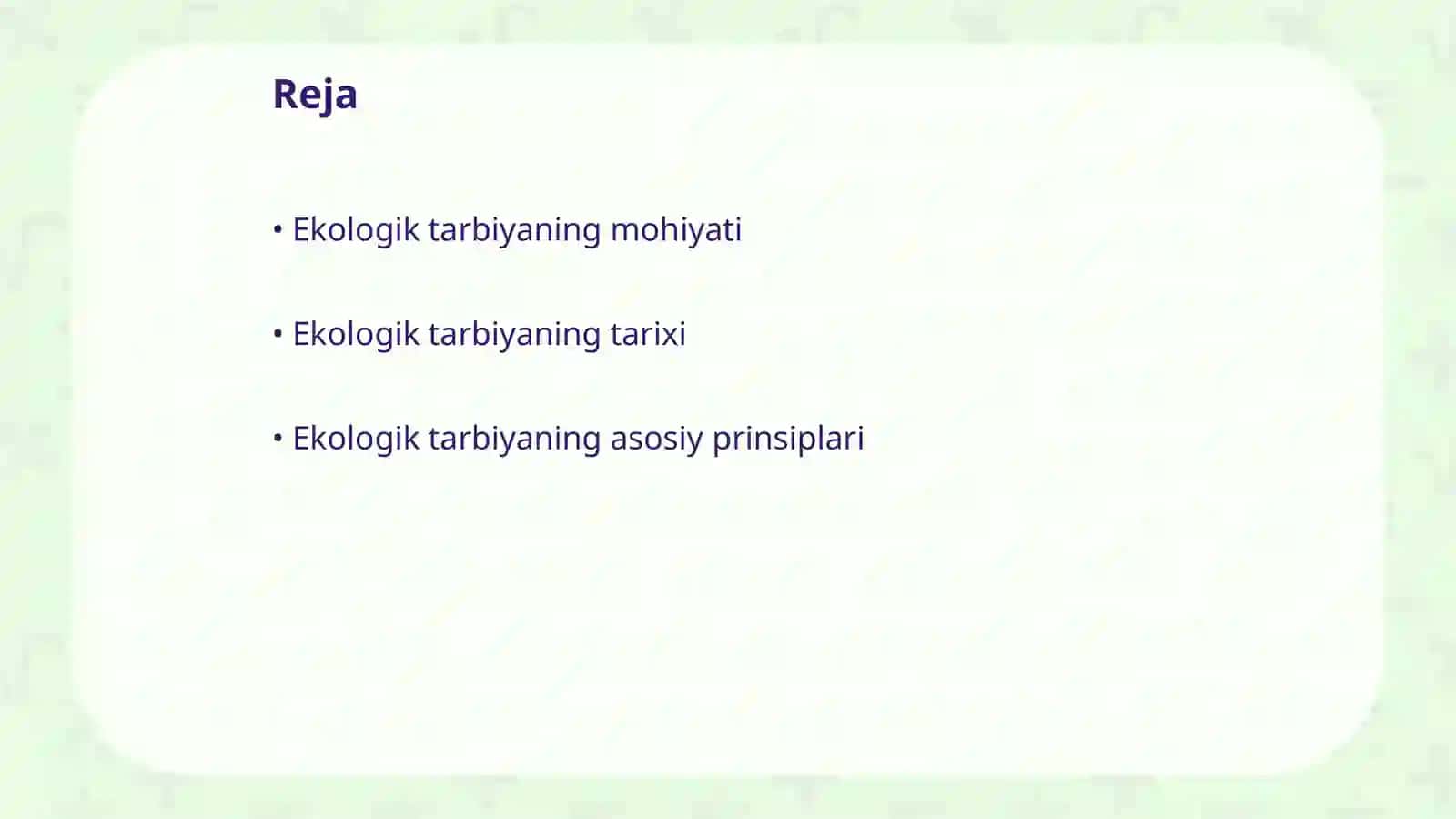 Ekologik tarbiya 2