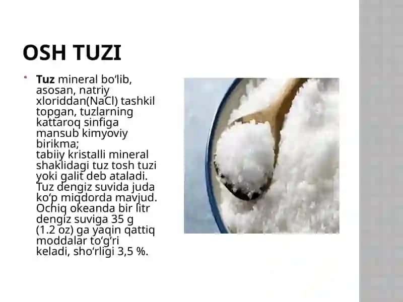 Osh tuzi va glukozaning fiziologik, gipotonik va gipertonik eritmalarini tayyorlash 2