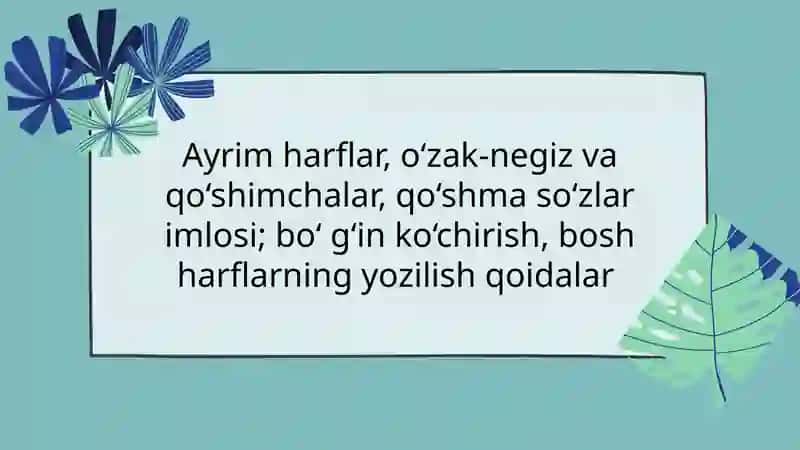 Boshlang’ ich ta’limda zamonaviy pedagogika texnologiyalari 2