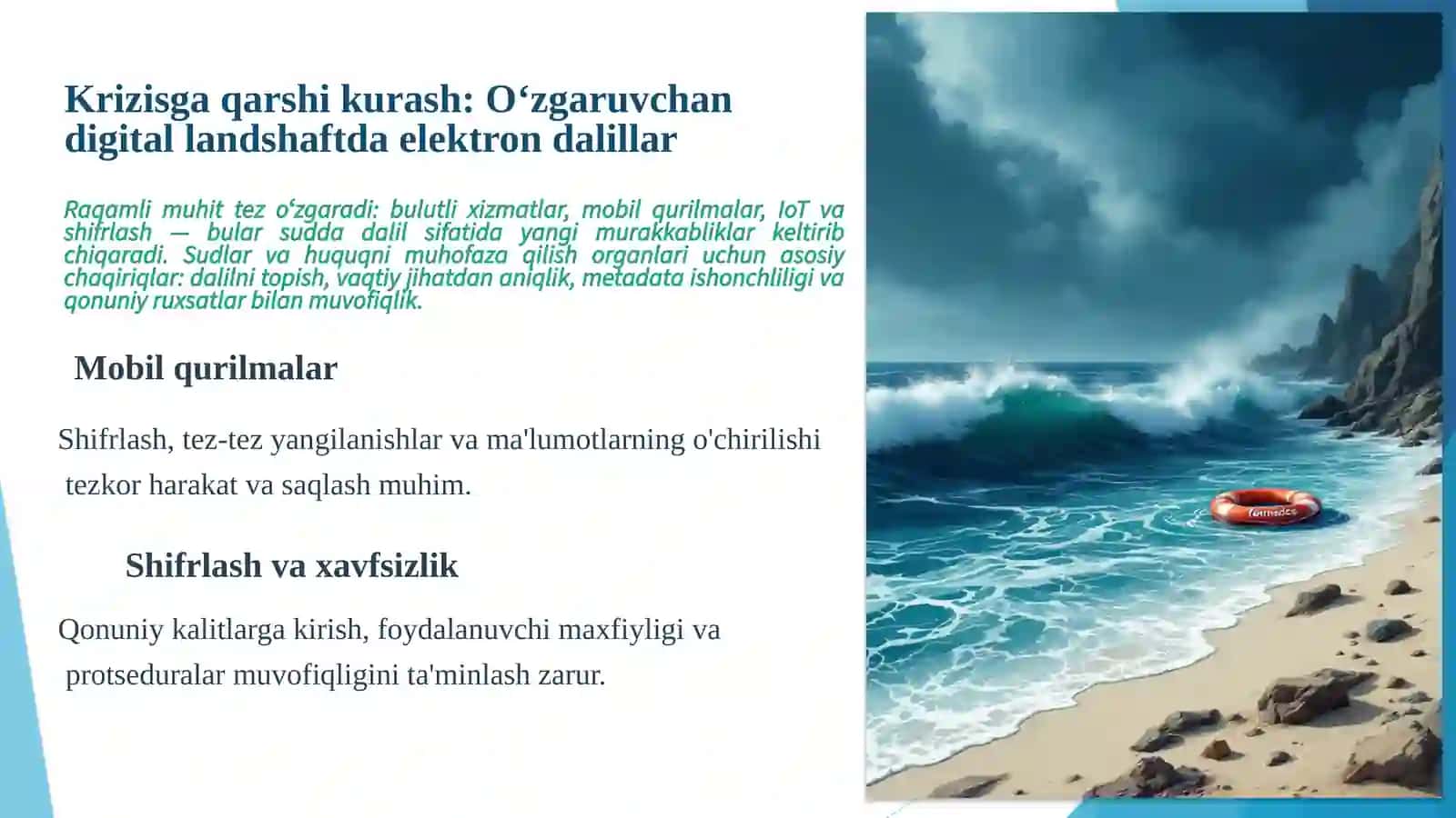 Elektron dalillarni sudda baholash: Huquqiy va amaliy muammolar tahlili 2