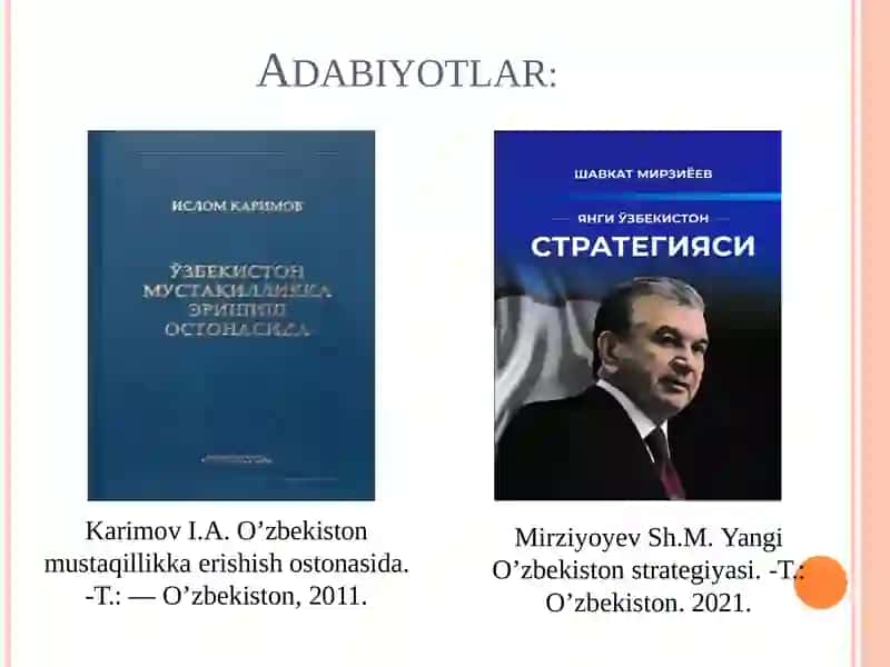 Yangi O’zbekiston strategiyasi 2