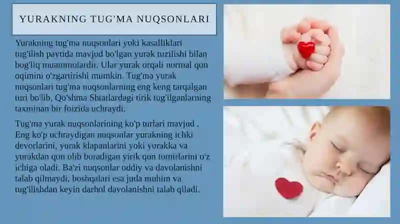 Tug’mayurak nuqsonlari 2