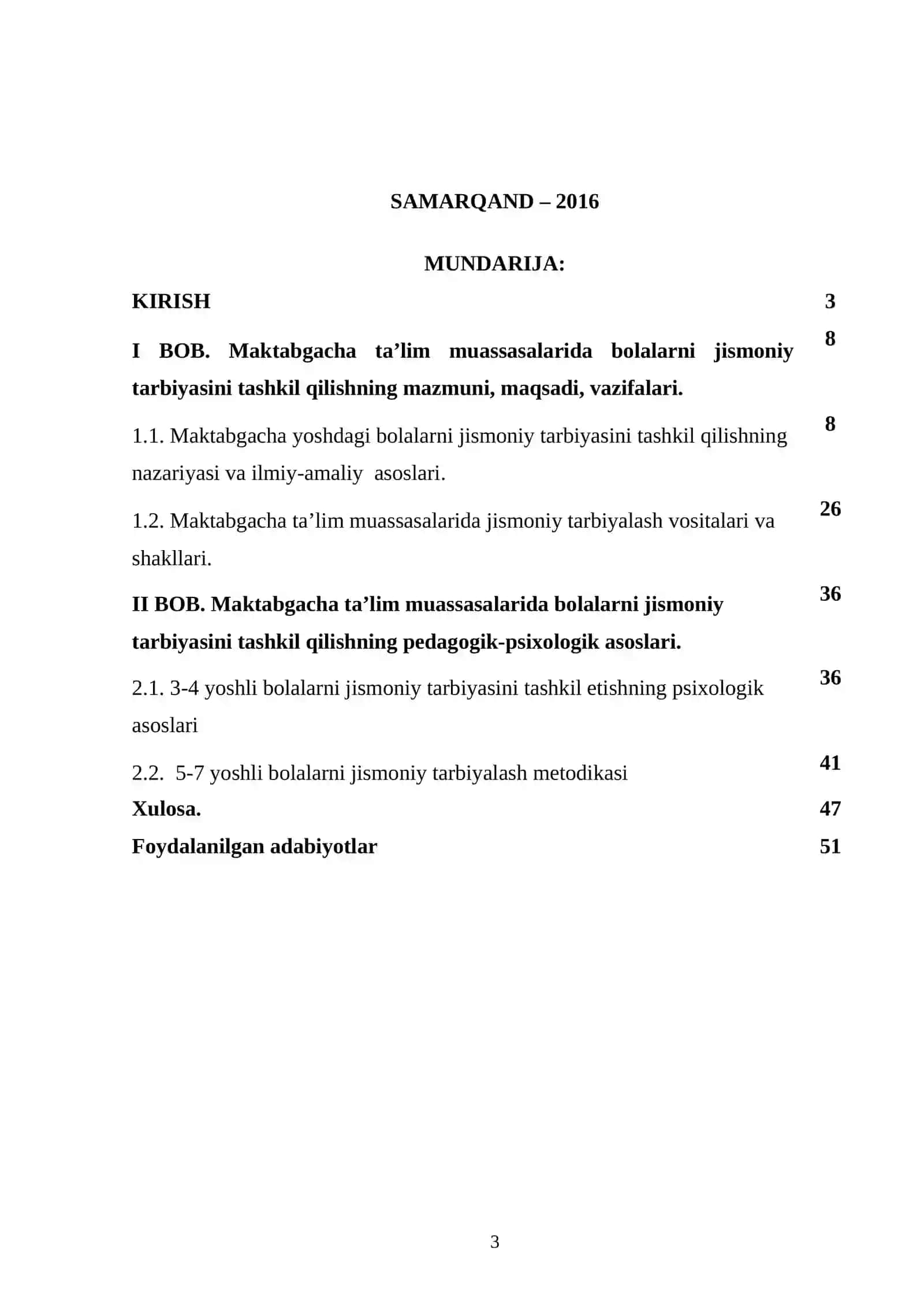 MAKTABGACHA TA’LIM YOSHIDAGI BOLALAR JISMONIY TARBIYASINI TASHKIL QILISHN 2