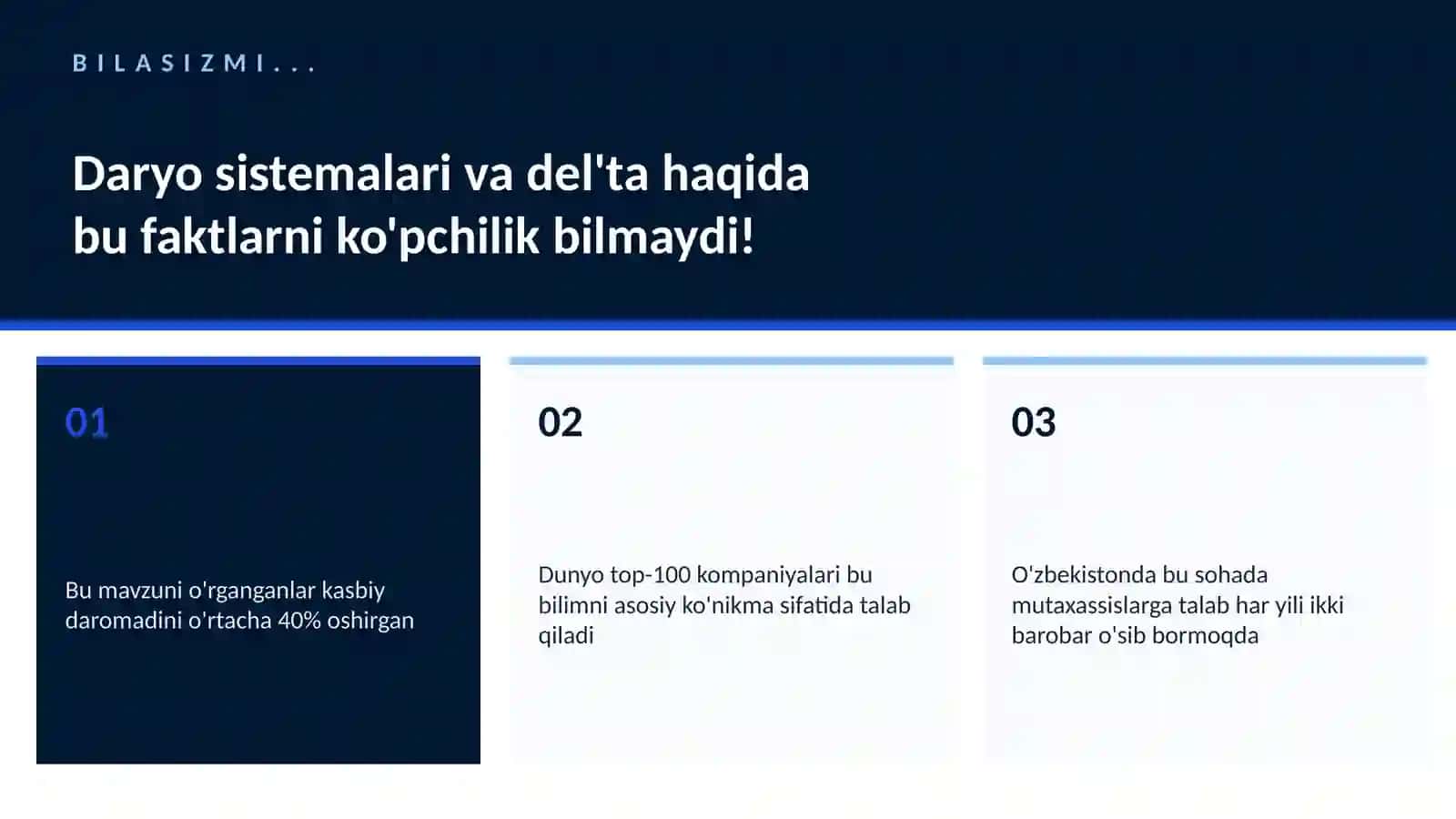 Daryo sistemalari va del'ta 2