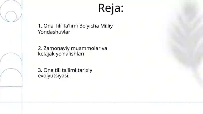 Ona Tili Ta'limi Bo'yicha Milliy Yondashuvlar 2