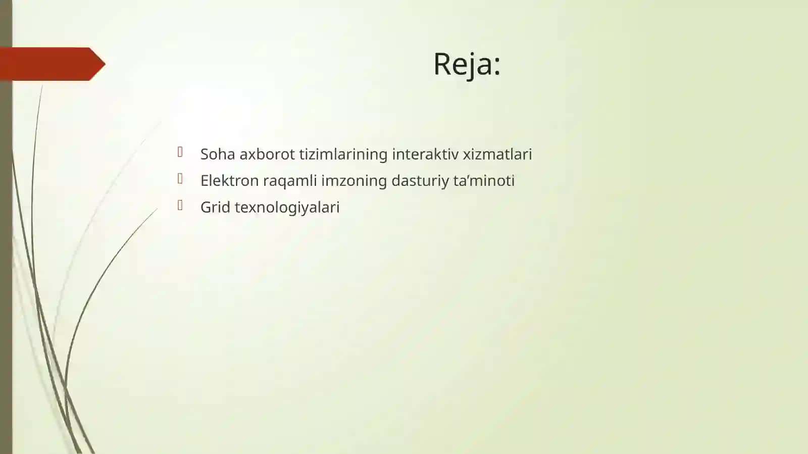 Soha axborot tizimlarining interaktiv xizmatlari 2