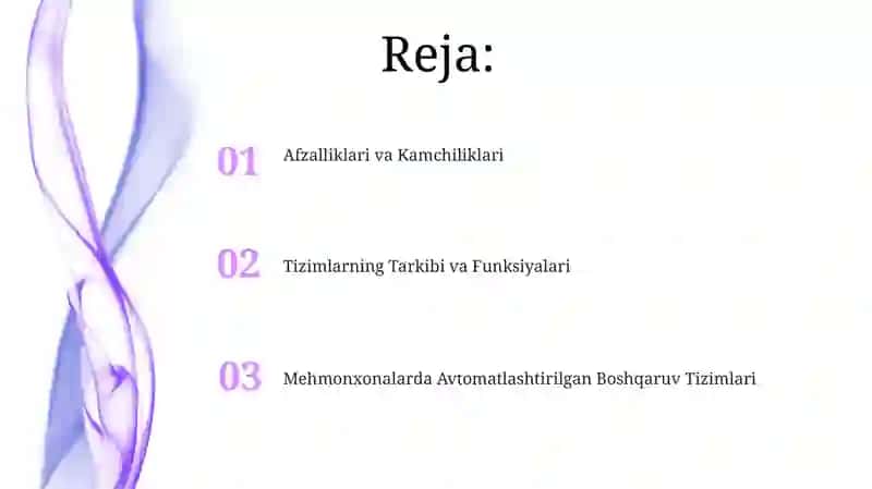 Mehmonxonalarda Avtomatik Boshqarish Tizimlari 2