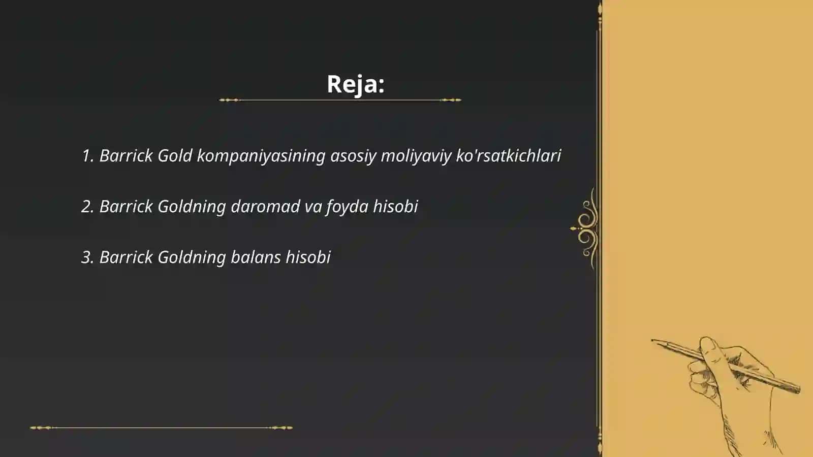 Barrick Gold kompaniyasi 2