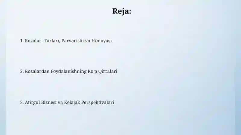 Rozalarning xillari va xususiyatlari 2