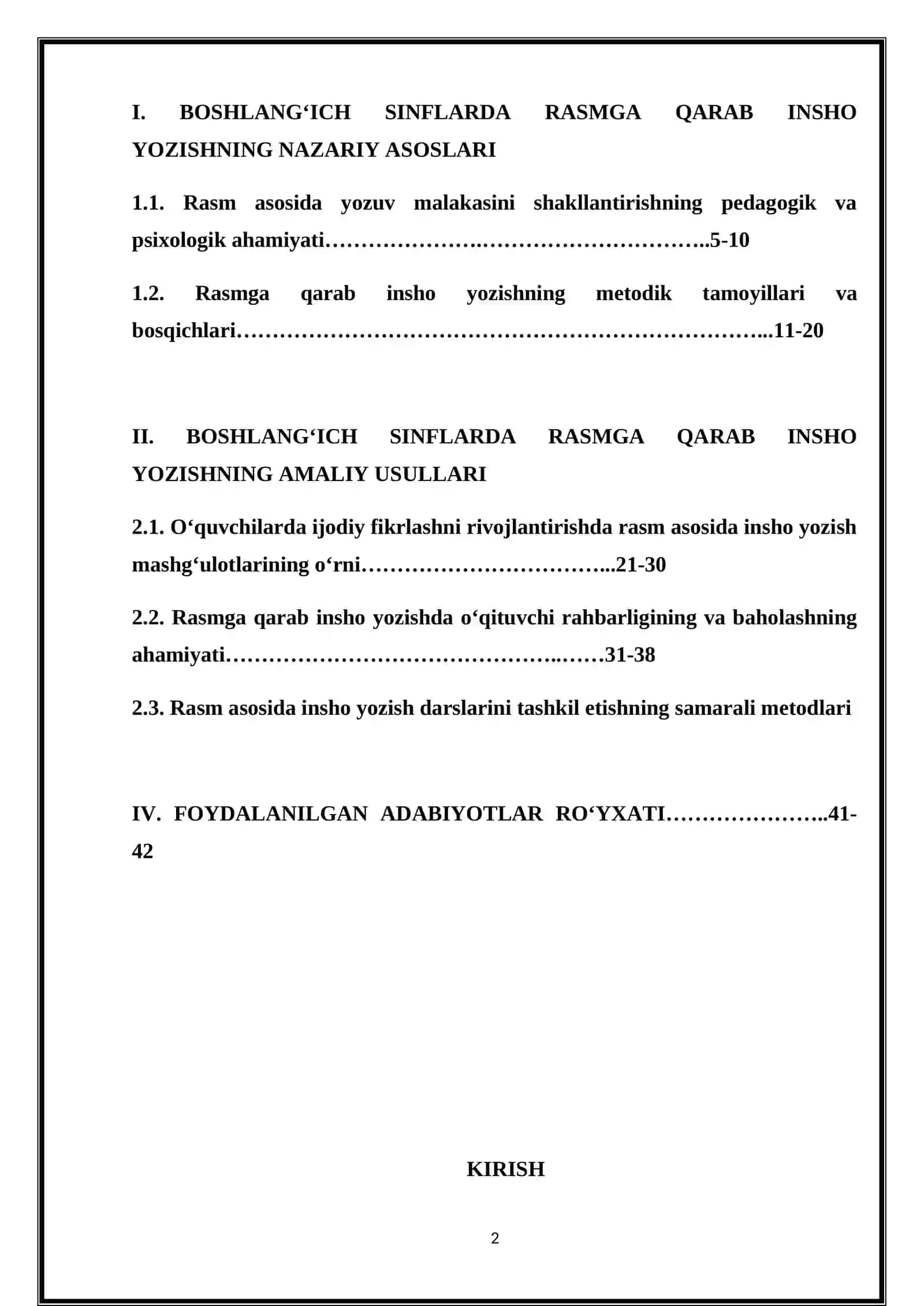 "Alisher Navoiyning komil insonni shakllantirishga oid qarashlari" kursi 2