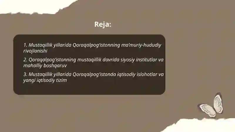 Qoraqalpogʻiston mustaqillik yillarida 2