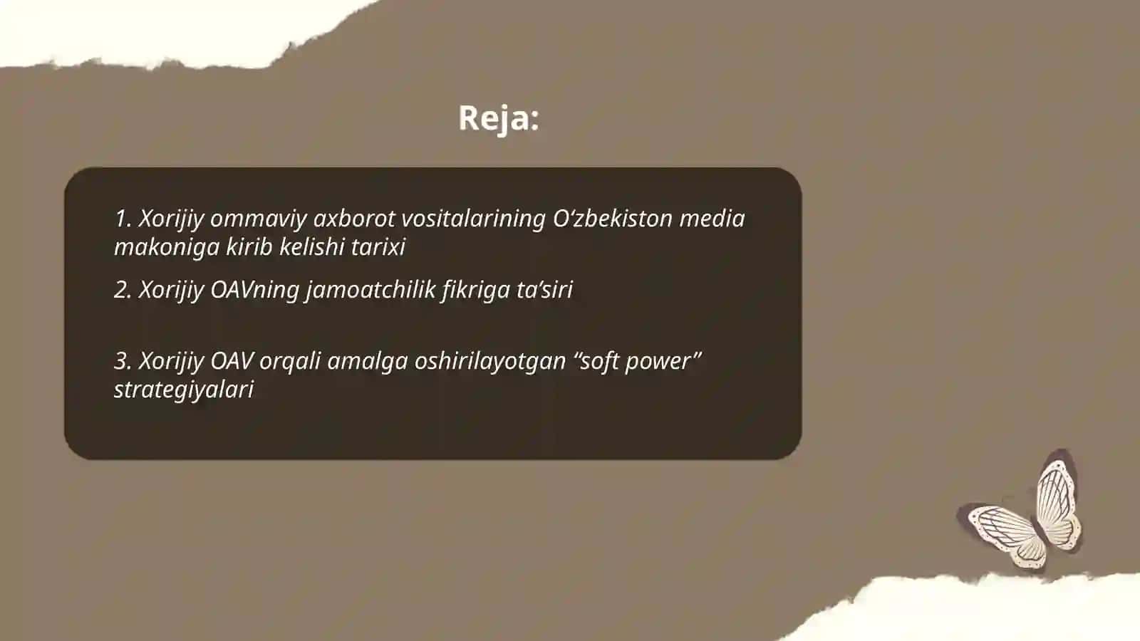 Xorijiy ommaviy axborot vositalarining media makondagi o‘rni 2