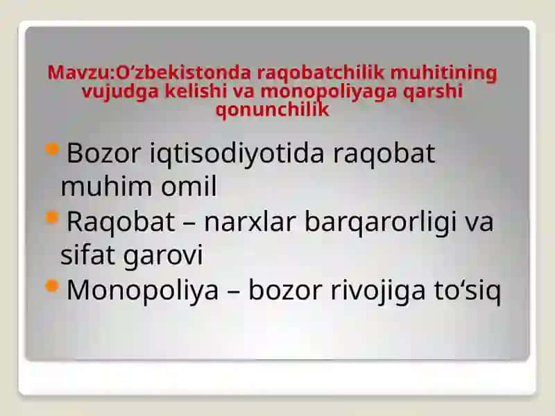 IQTISODIYOT NAZARIYASI FANIDANTAYYORLAGAN MUSTAQIL ISH 2