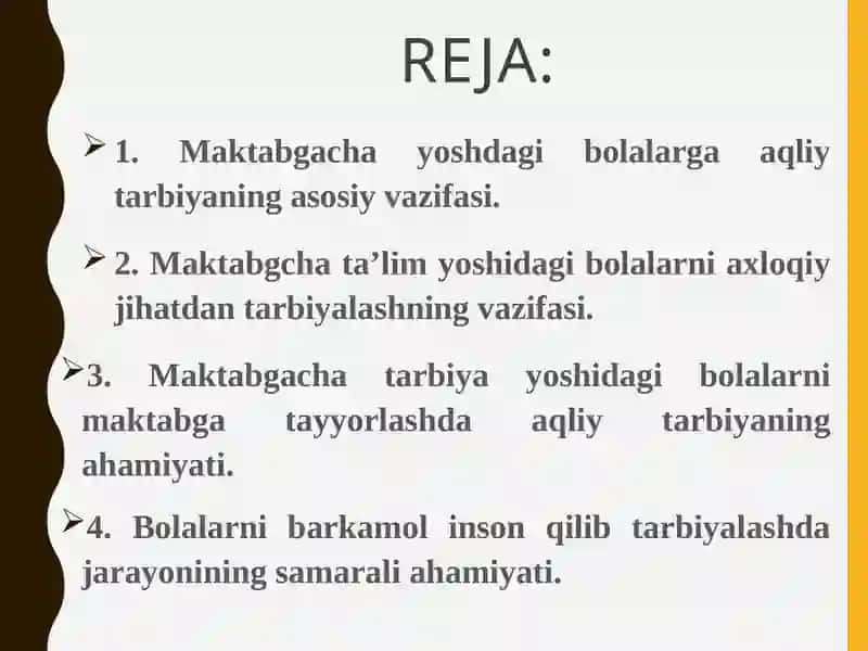 MAKTABGACHATAʼLIMDAOʻQITISHHAMDA TARBIYALASH JARAYONINING SAMARALI TEXNOLOGIYALARINI YARATISH 2