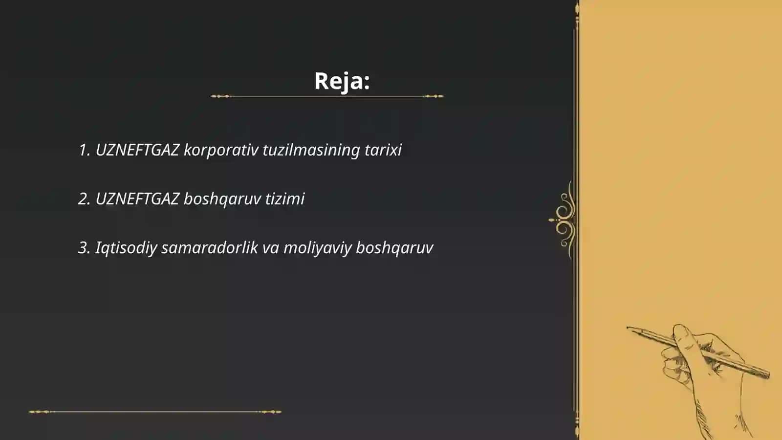 UZNEFTGAZ korporativ tuzilmasi va boshqaruvi 2