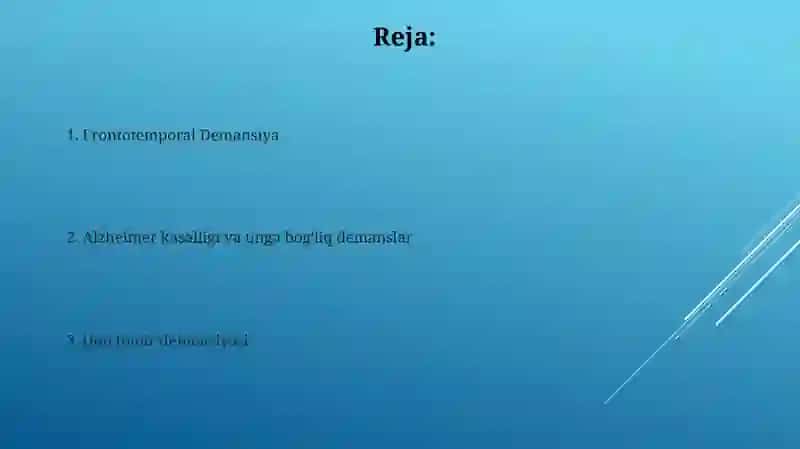 Turli etiologiyali demensiya 2