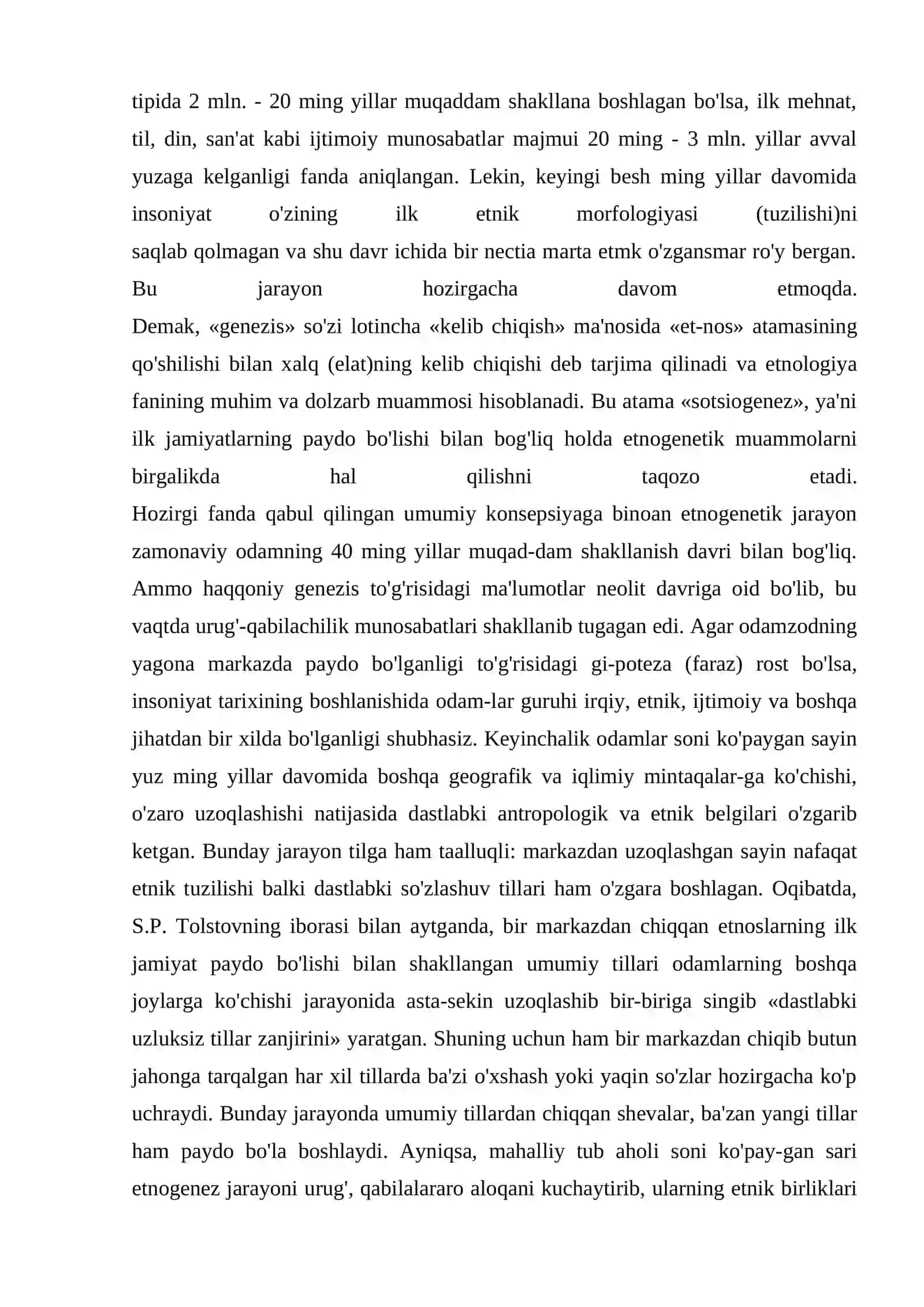14-ma’ruza: Etnik geografiyasi, etnos va hudud, xo‘jalik-madaniy tiplar shakllanishining ekologik omillari 2