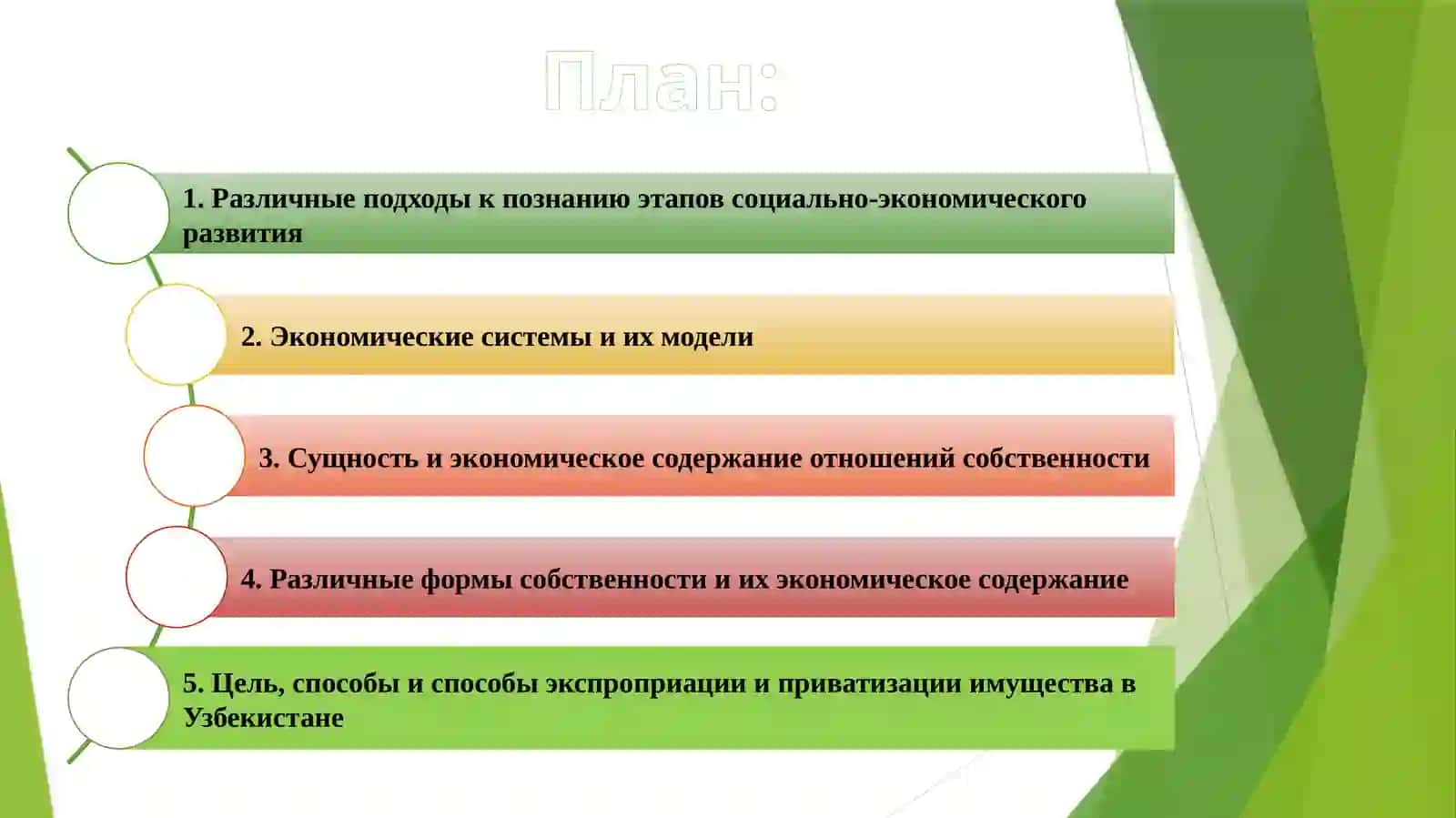 Экономические системы и отношения собственности(1-Часть) 2