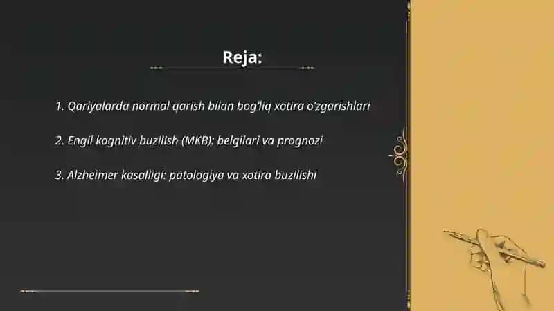 Qariyalarda xotira va tafakkurni òźgarishlari 2