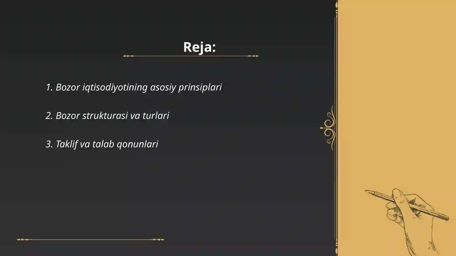 Bozor iqtisodiyoti va biznes 2