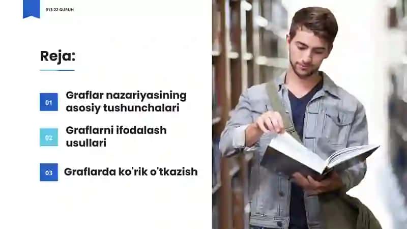 MA'LUMOTLAR TARMOQ TUZILMALARI. GRAF TUSHUNCHASI VA UNING KO'RINISHLARI. 2