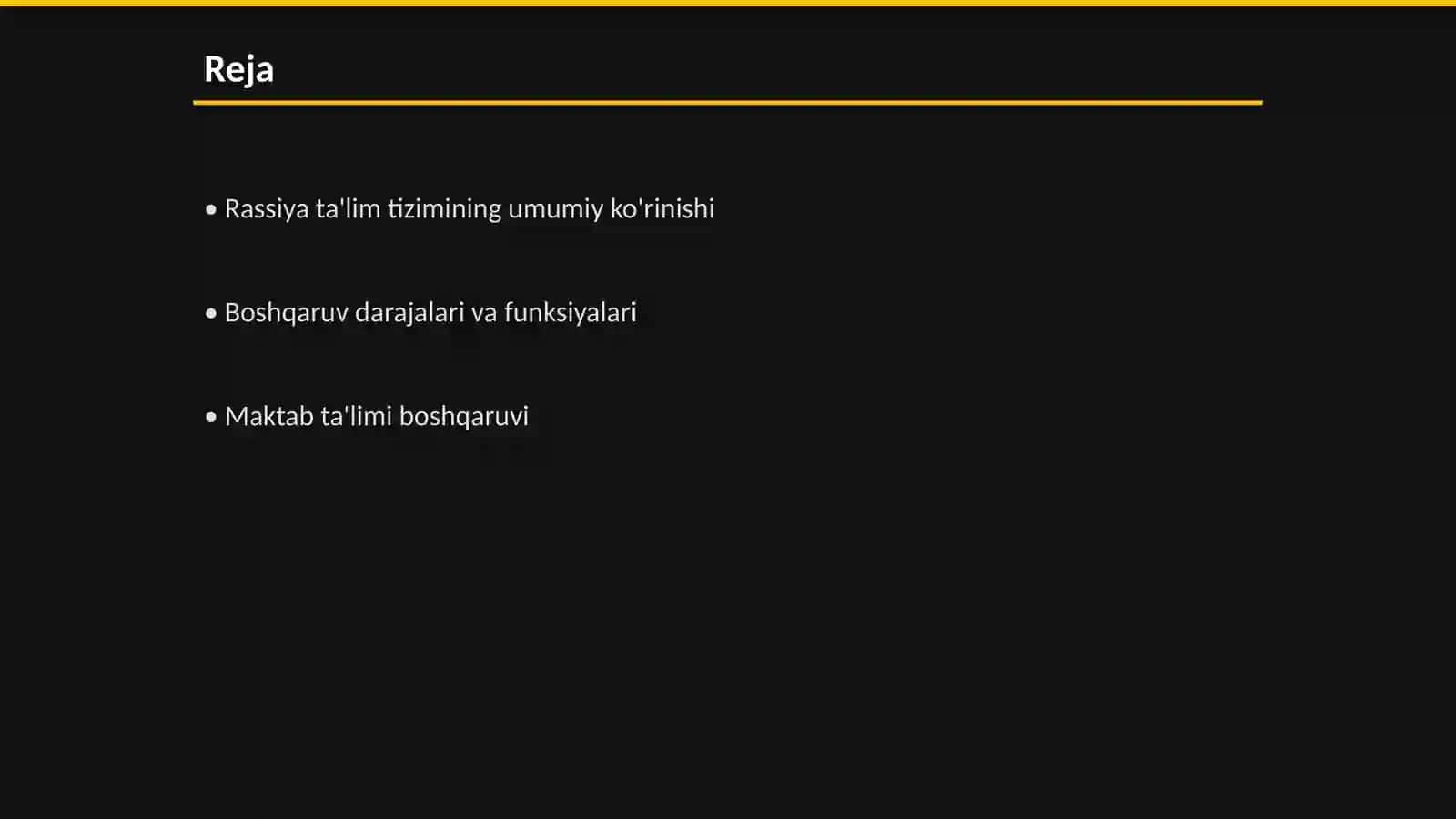 Rassiya davlatining ta'lim muassasalarida boshqarish strukturasi 2