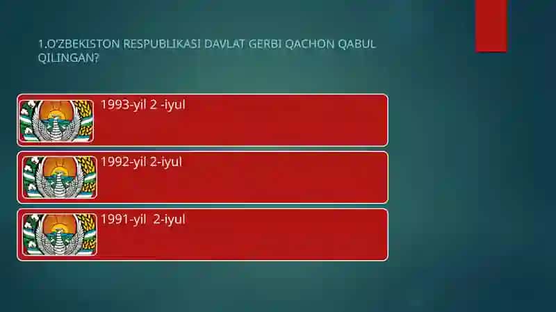 “Mediada axborot texnologiyalari” fanidan tuzgan testi 2