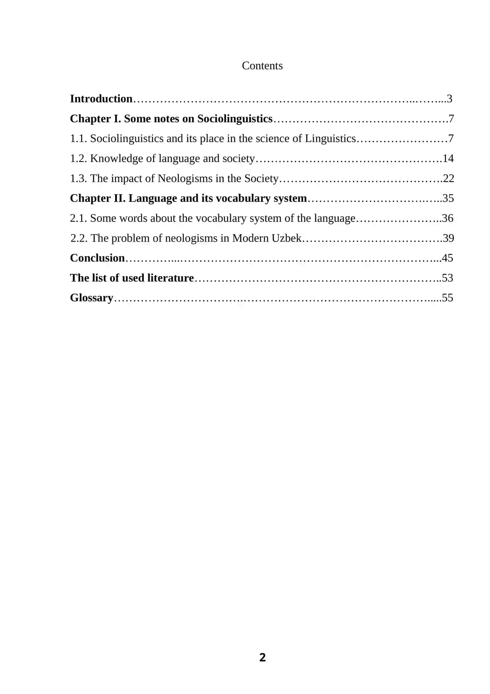 The influence of society to the vocabulary system of the language 2