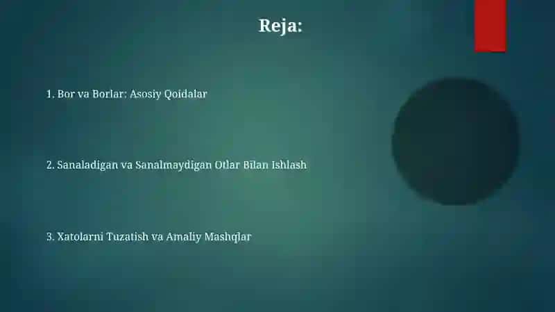 Bor va Borlar: Asosiy Qoidalar 2