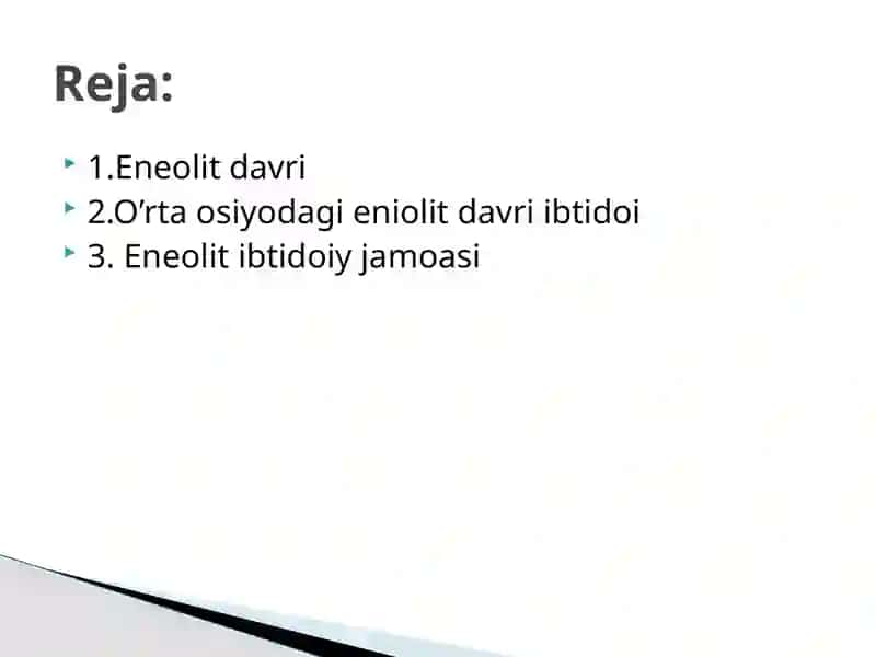 O’rta Osiyodagi eniloid davri ibtidoiy manzilgohlar 2