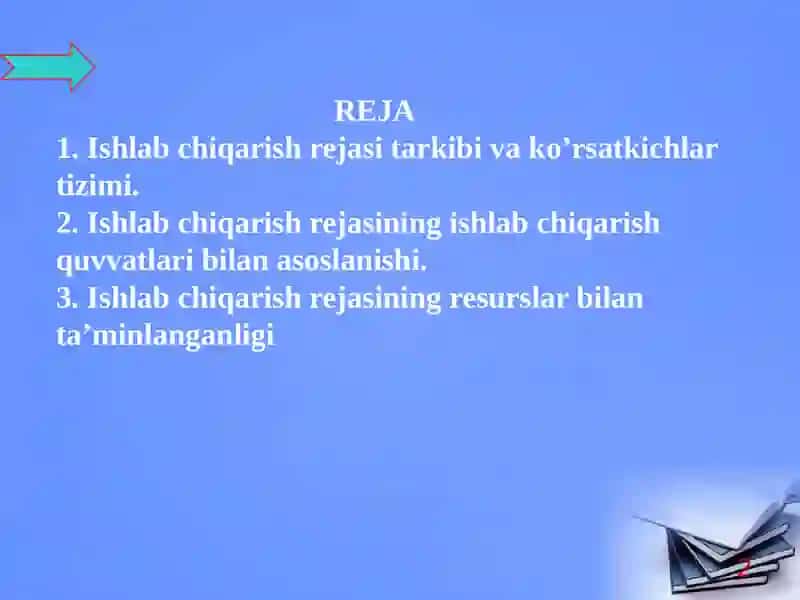 Islab Chiqarish Rejasi 2