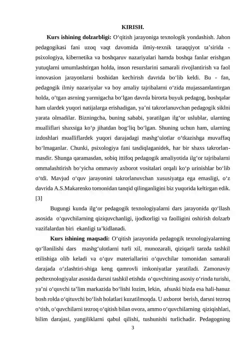 PEDAGOGIK TEXNOLOGIYALAR DARS SAMARADORLIGINING MUHIM OMILI SIFATIDA 2