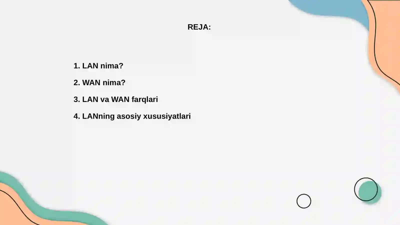 LAN (Local Area Network) va WAN (Wide Area Network) tushunchalari 2