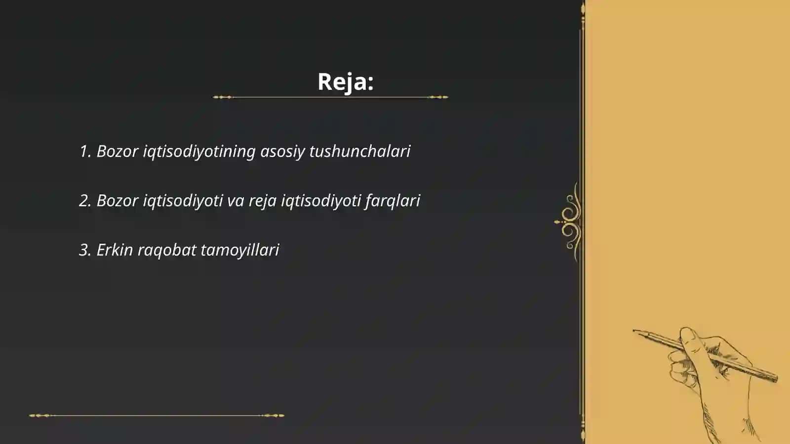 Bozor iqtisodiyotining mazmuni va unga o'tish yo'llari 2