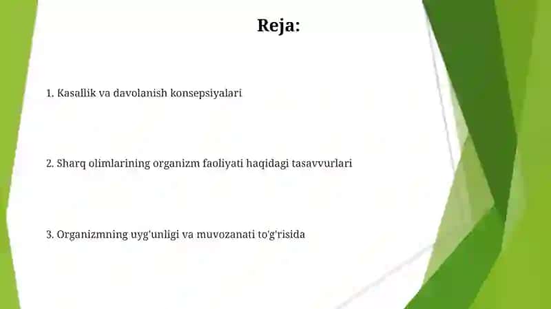 Sharq olimlari asarlarida organizm funksiyalari haqida tasavvurlar 2