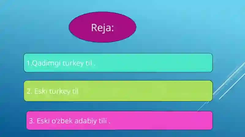 O’zbektilining taraqqiyot bosqichlari 2