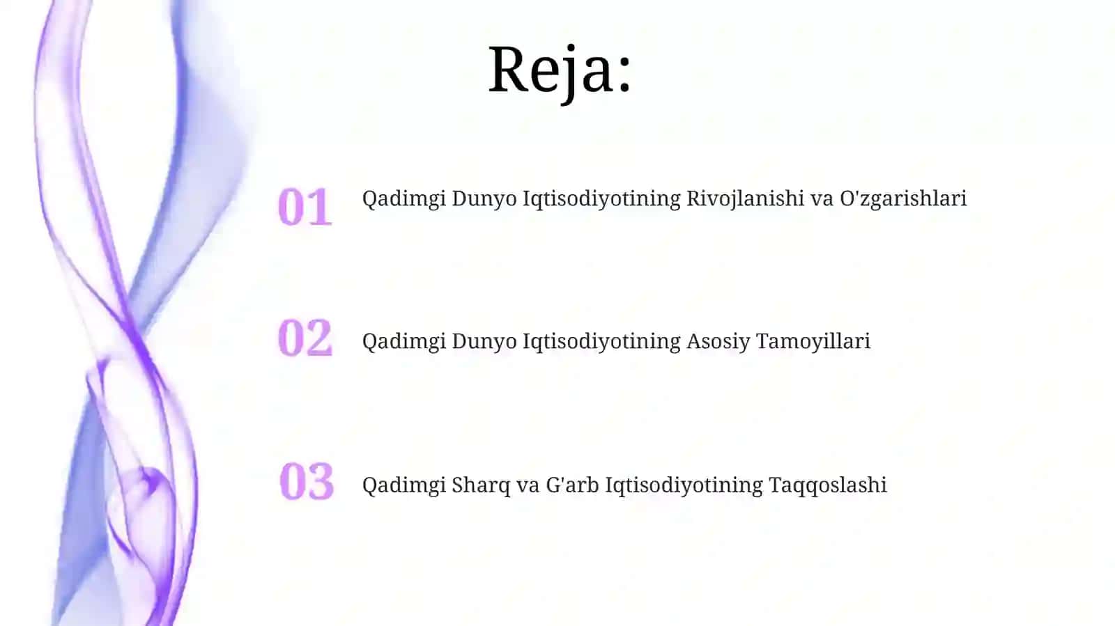 Qadimgi Dunyo Iqtisodiyotining Rivojlanishi va O'zgarishlari 2