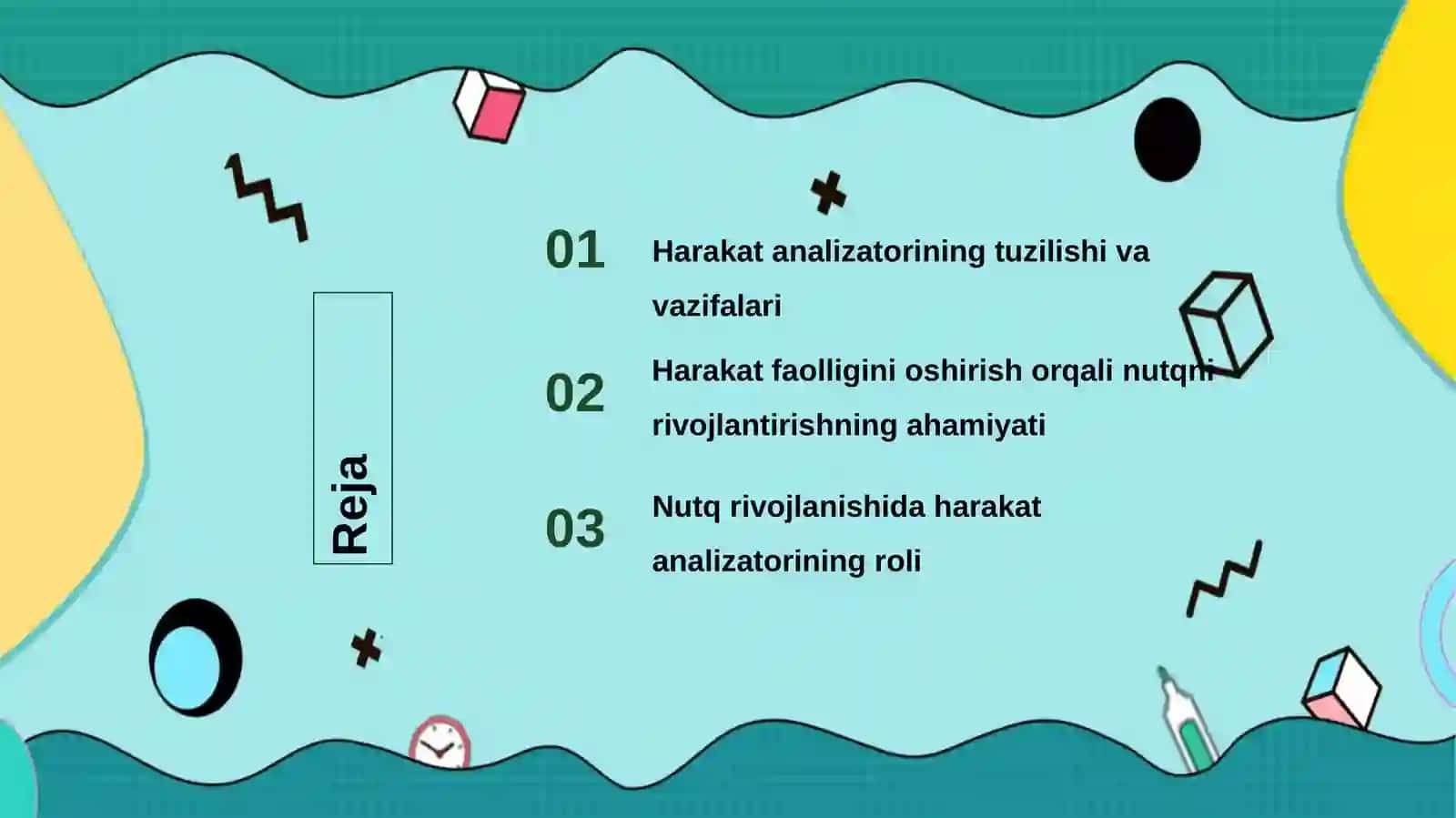 Nutq rivojlanishida harakat analizatorining roli 2
