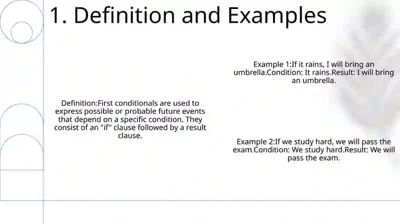 First Conditionals 2