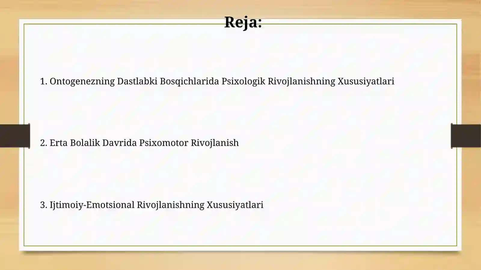 Ontogonezni ilk bosqichlarida psixik rivojlanishning xususiyatlari 2