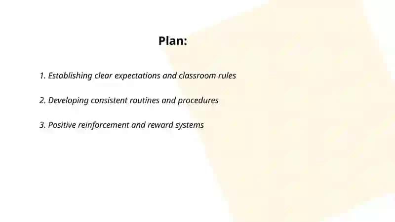 Strategies for Managing Classroom Behavior 2