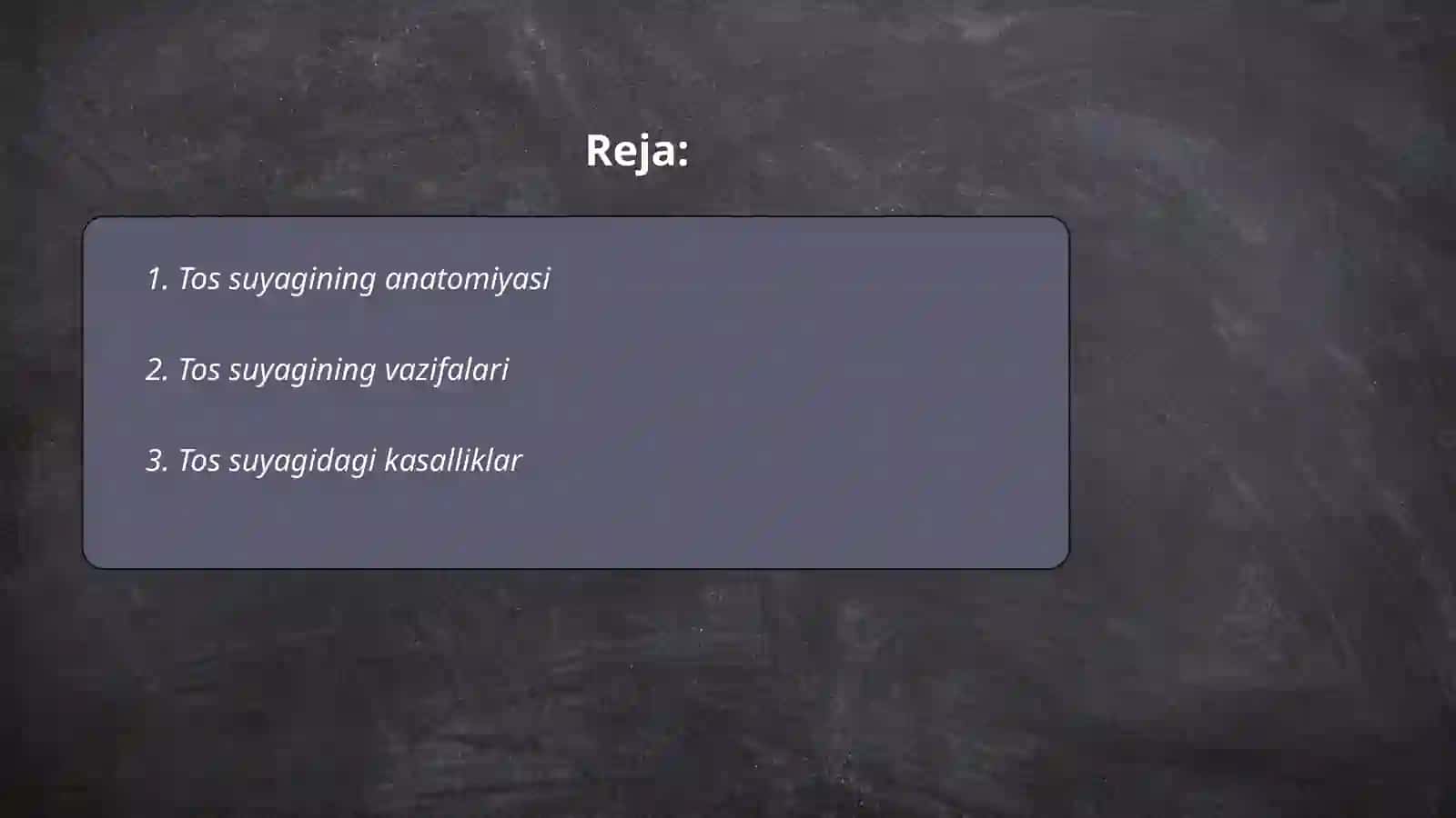 Tos suyagi 2