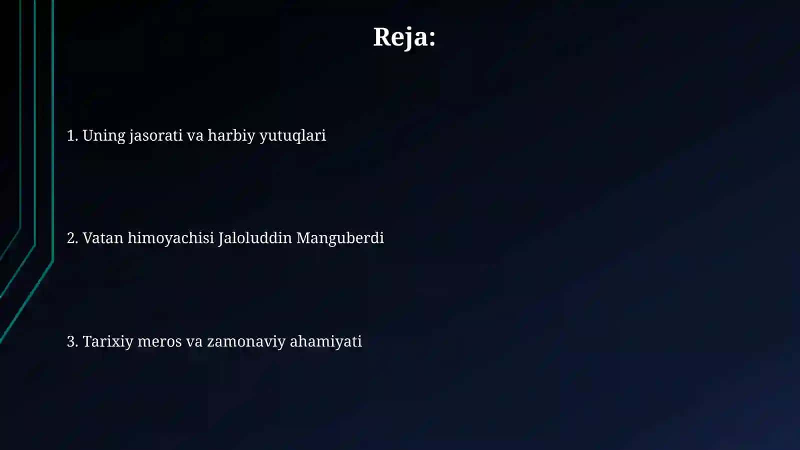 Jaloliddin Manguberdi - Vatin himoyachisi 2