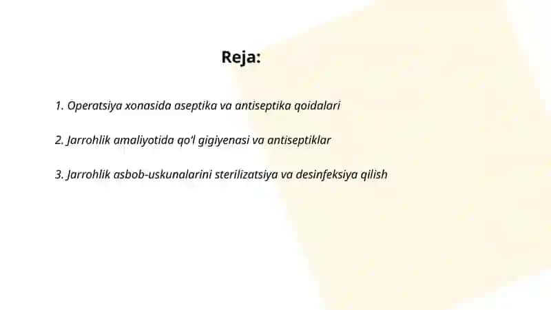 Xirurgiyada gospital infeksiya profilaktikasi 2